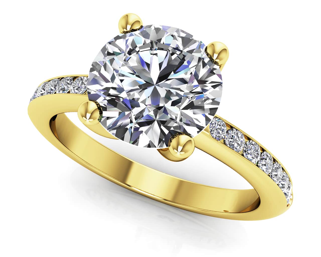 A Dream Come True Engagement Diamond Ring Lab-Grown Diamond with 0.71 ct. (0.50 ct. center diamond) - Image 2