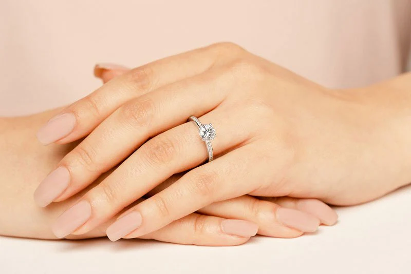A Dream Come True Engagement Diamond Ring Lab-Grown Diamond with 1.46 ct. (1.25 ct. center diamond) - Image 3