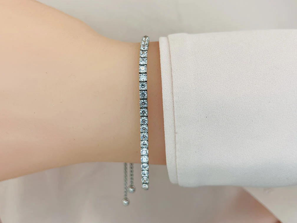 Adjustable Diamond Dreams Lab-Grown Diamond Bracelet with 1.44 ct.(finished) 2.5mm - Image 3