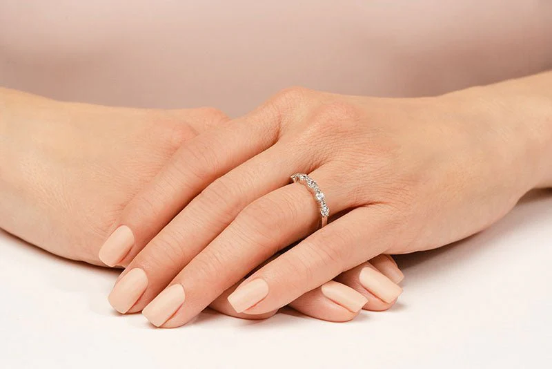 Alternating Diamond Anniversary Diamond Ring with 0.61 ct.(finished) 1.7mm, 3mm - Image 5