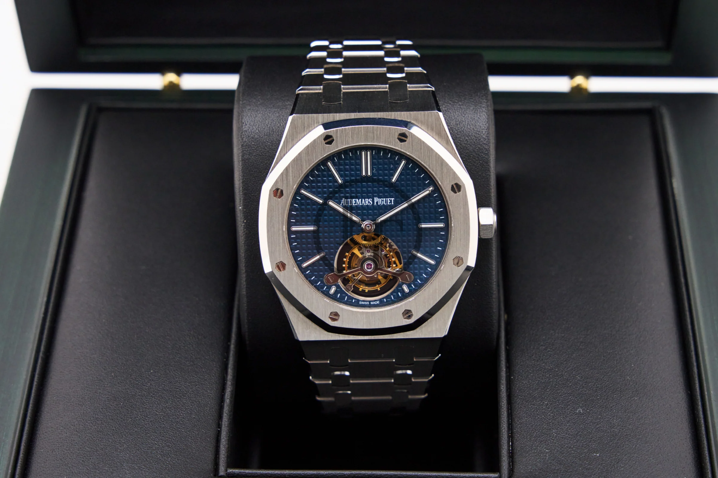 Audemars Piguet Royal Oak Extra-Thin Tourbillon Watch-Blue Dial 41mm-26510ST.OO.1220ST.01 - Image 3