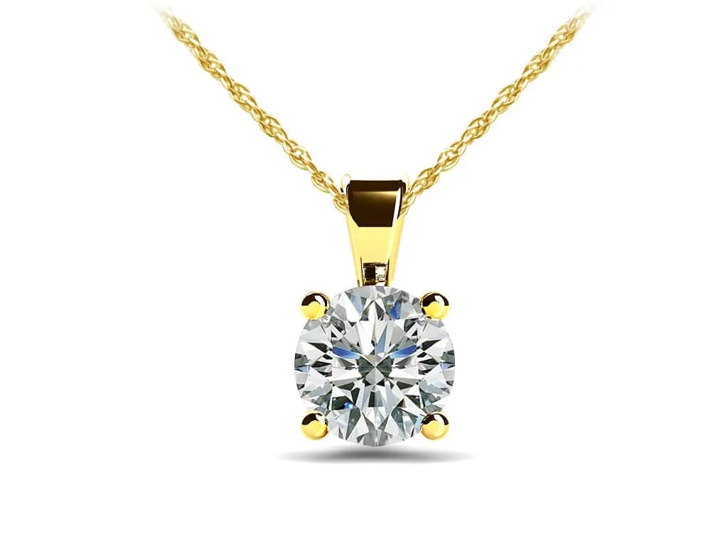 Be Mine Diamond Solitaire Lab-Grown Diamond Pendant with 1.50 ct.(finished) 7.4mm - Image 2