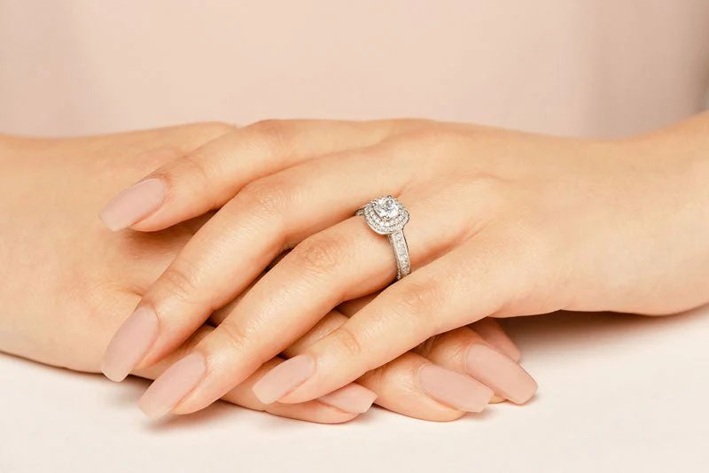 Beginning Journey Diamond Engagement Ring with 1.56 ct. (0.50 ct. center diamond) - Image 3