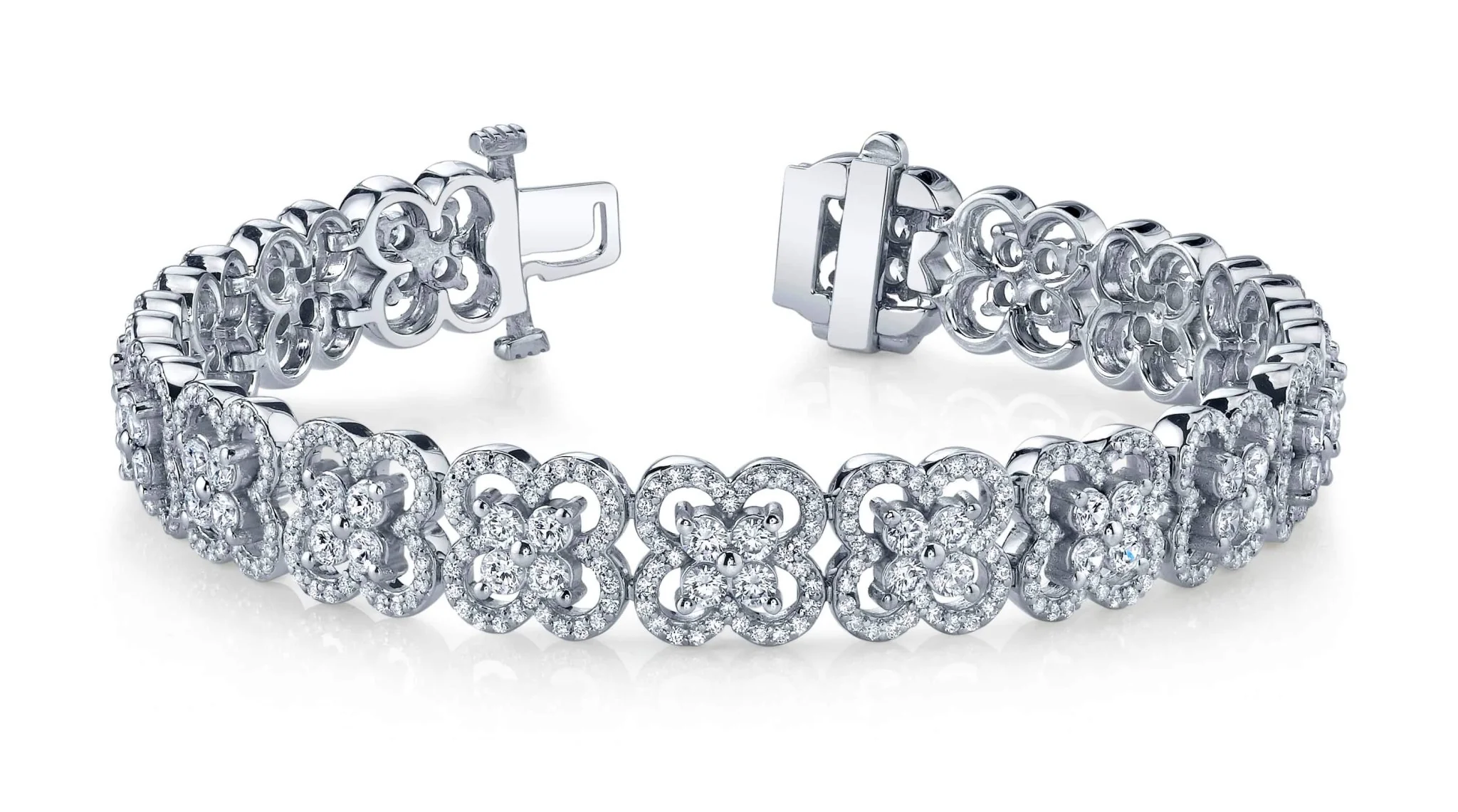 Blossoming Beauty Lab-Grown Diamond Bracelet with 5.06 ct.(finished) 1mm, 1.8mm - Image 4