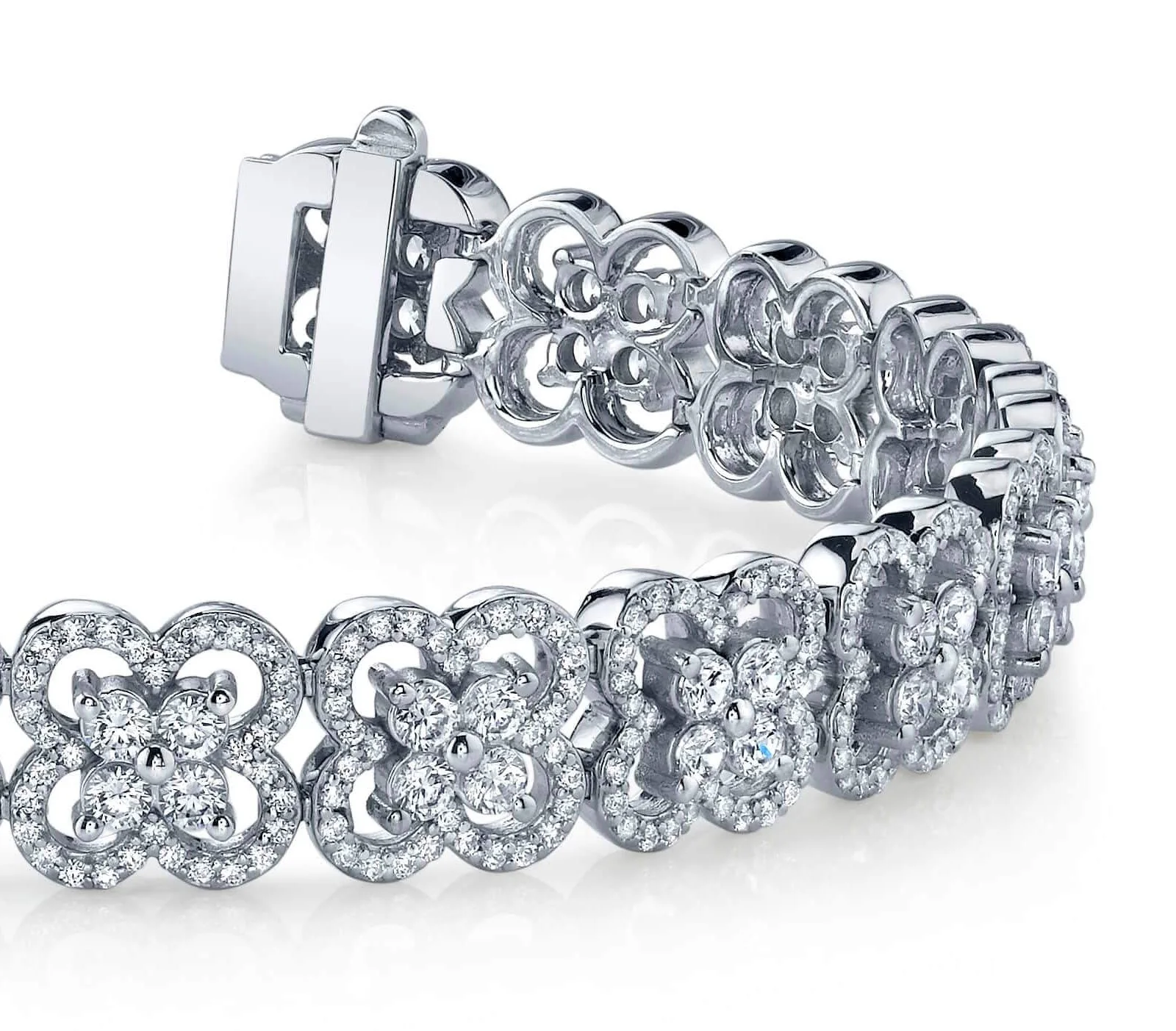 Blossoming Beauty Lab-Grown Diamond Bracelet with 6.26 ct.(finished) 1mm, 2.3mm