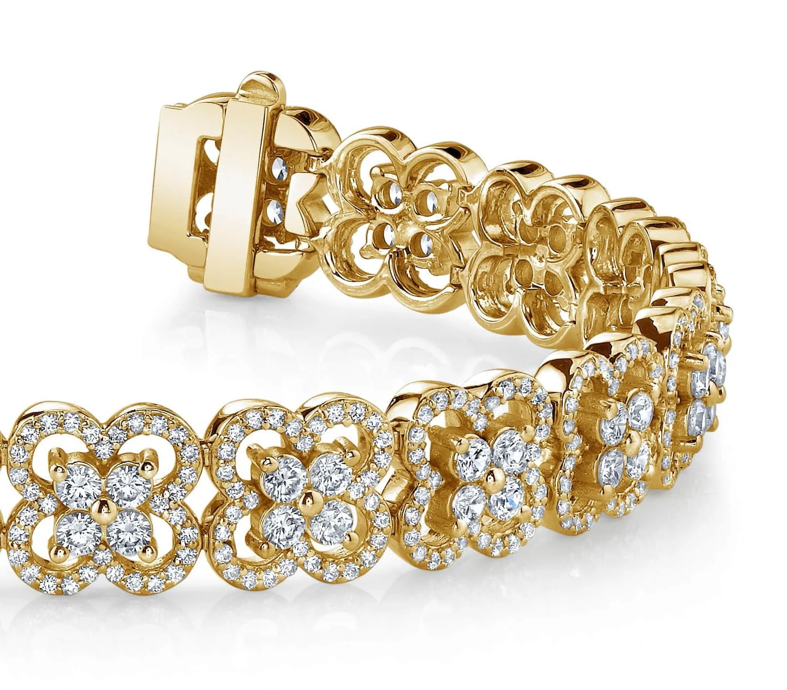 Blossoming Beauty Lab-Grown Diamond Bracelet with 6.26 ct.(finished) 1mm, 2.3mm - Image 2