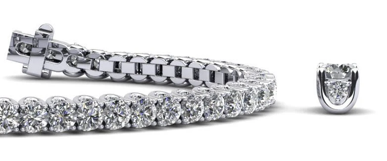 Boundless Brilliance Diamond Tennis Bracelet with 12.60 ct.(finished) 1.5mm, 4mm