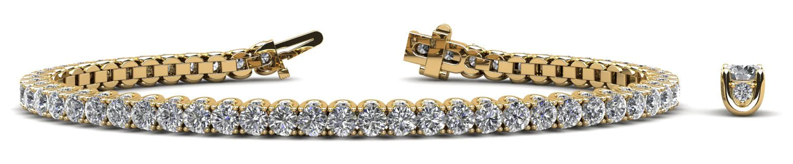 Boundless Brilliance Lab-Grown Diamond Tennis Bracelet with 4.81 ct.(finished) 1.1mm, 2.5mm - Image 5