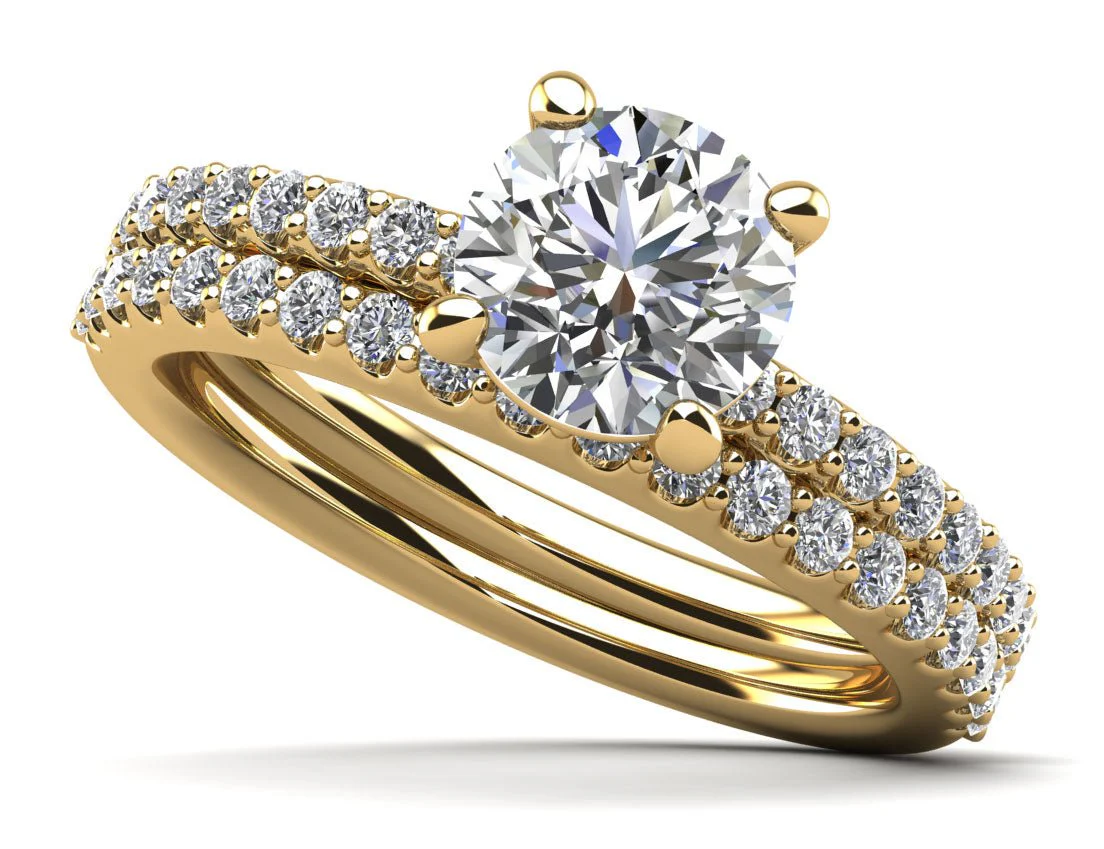 Brilliant Dreams Diamond Bridal Set Diamond  with 2.57 ct. (2.00 ct. center diamond) - Image 2
