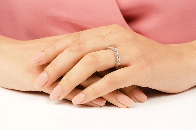 Brilliant Sweetheart Diamond Anniversary Diamond Ring with 1.75 ct.(finished) 4mm - Image 3