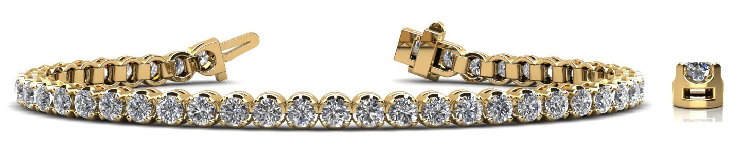 Captivating Shimmer Lab-Grown Diamond Tennis Bracelet with 1.91 ct.(finished) 2mm - Image 5