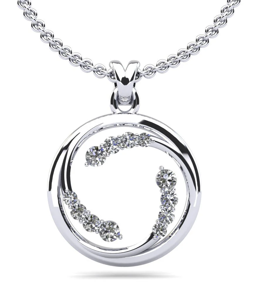 Circle Of Love Lab-Grown Diamond Pendant with 0.25 ct.(finished)