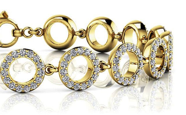 Circles Of Love Lab-Grown Diamond Bracelet with 1.68 ct.(finished) 1.1mm - Image 2