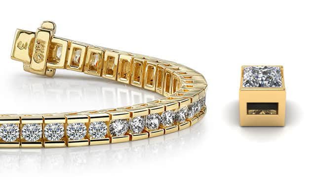 Classic Diamond Box Lab-Grown Diamond Tennis Bracelet with 9.02 ct.(finished) 3.75mm - Image 2