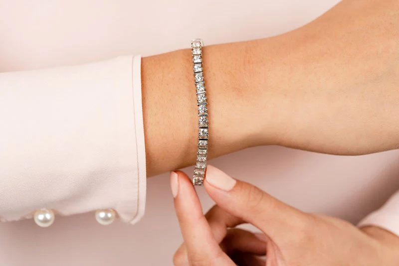 Classic Diamond Link Prong Set Diamond Tennis Bracelet with 2.00 ct.(finished) 2.0mm - Image 3