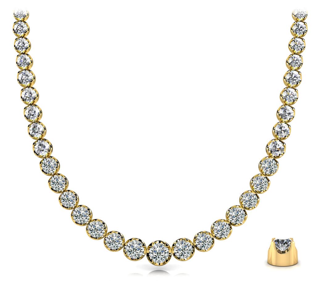 Classic Lab-Grown Diamond Strand with 8.95 ct.(finished) - Image 6