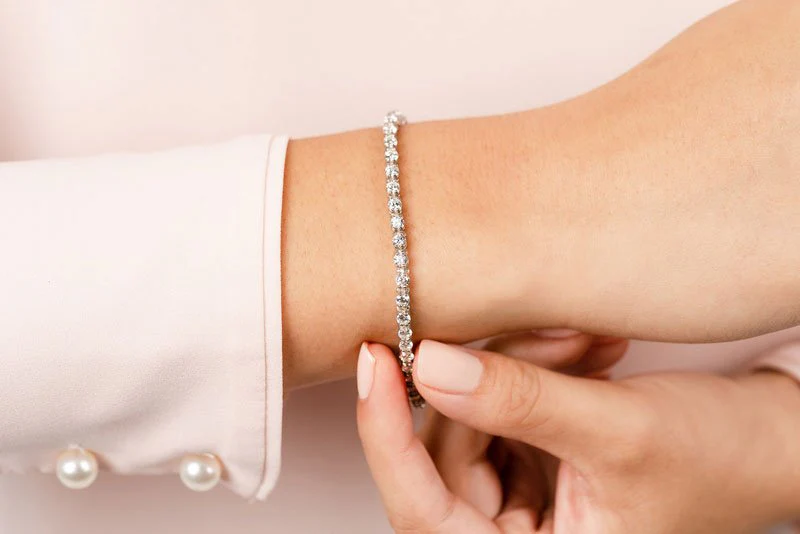 Classic Link Lab-Grown Diamond Tennis Bracelet with 3.00 ct.(finished) 2.5mm - Image 3