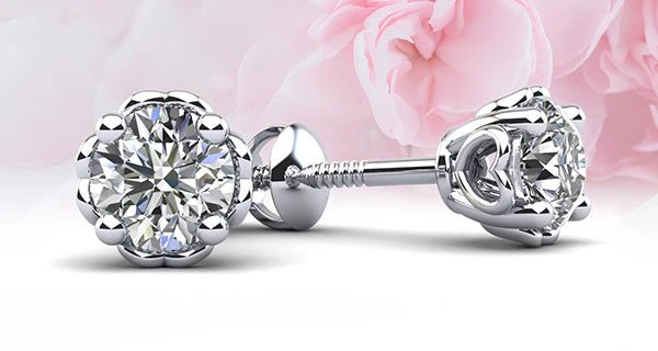 Dearest Sweetheart Lab-Grown Diamond Stud Earrings with 1.50 ct.(finished) 5.7mm - Image 3