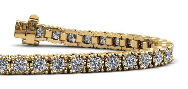 Diamond Crown Lab-Grown Diamond Tennis Bracelet with 2.44 ct.(finished) 2.3mm - Image 2