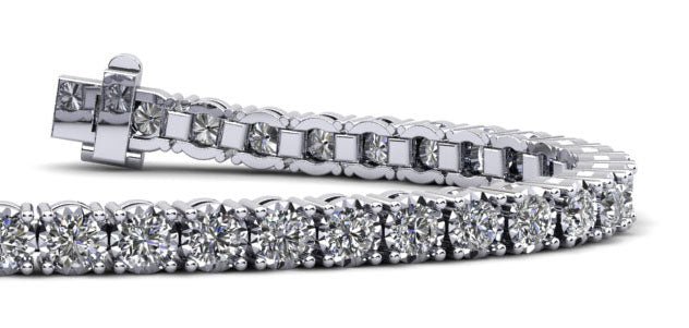 Diamond Crown Lab-Grown Diamond Tennis Bracelet with 3.68 ct.(finished) 2.75mm