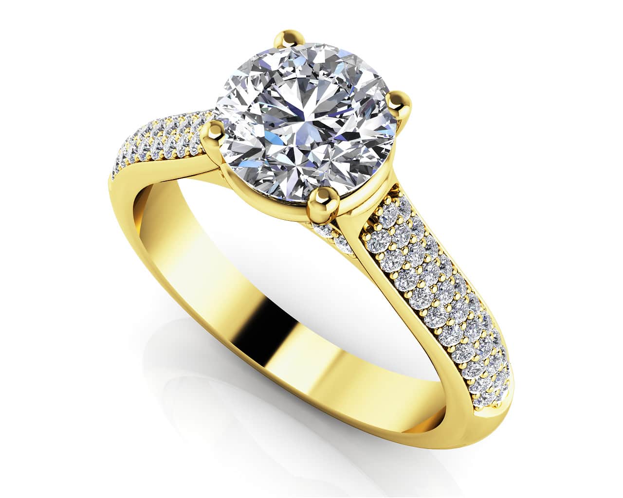 Diamond Delight Lab-Grown Diamond Engagement Ring with 1.88 ct. (1.50 ct. center diamond) - Image 2
