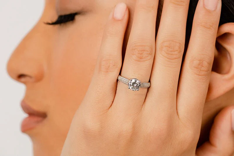 Diamond Delight Lab-Grown Diamond Engagement Ring with 1.88 ct. (1.50 ct. center diamond) - Image 4