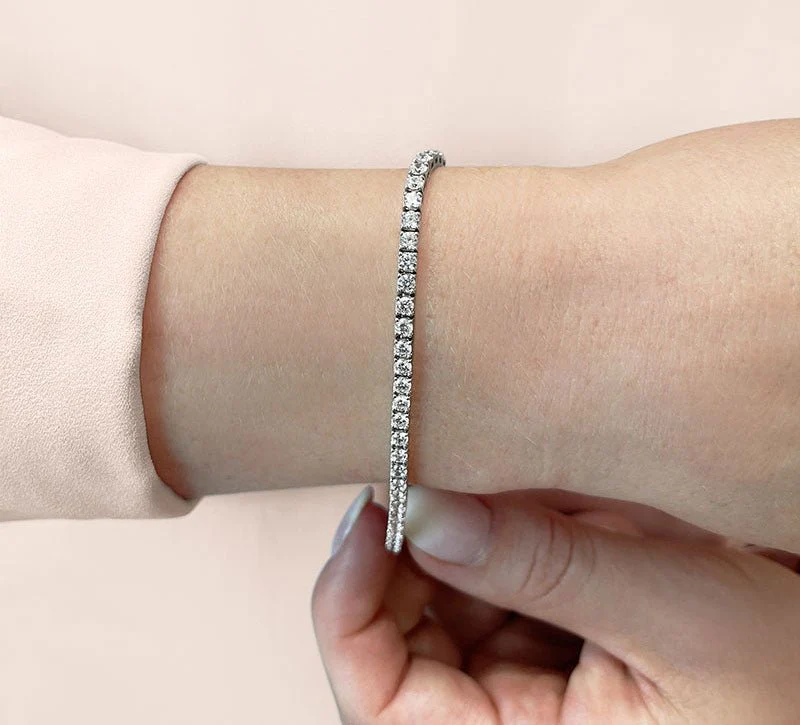 Diamond Dreams Lab-Grown Diamond Tennis Bracelet with 5.94 ct.(finished) 3mm - Image 3