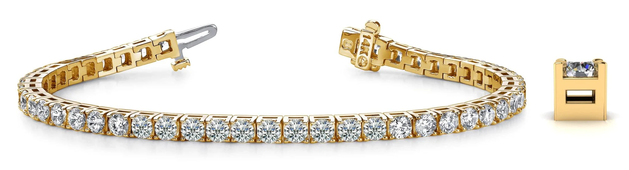 Diamond Dreams Lab-Grown Diamond Tennis Bracelet with 5.94 ct.(finished) 3mm - Image 6