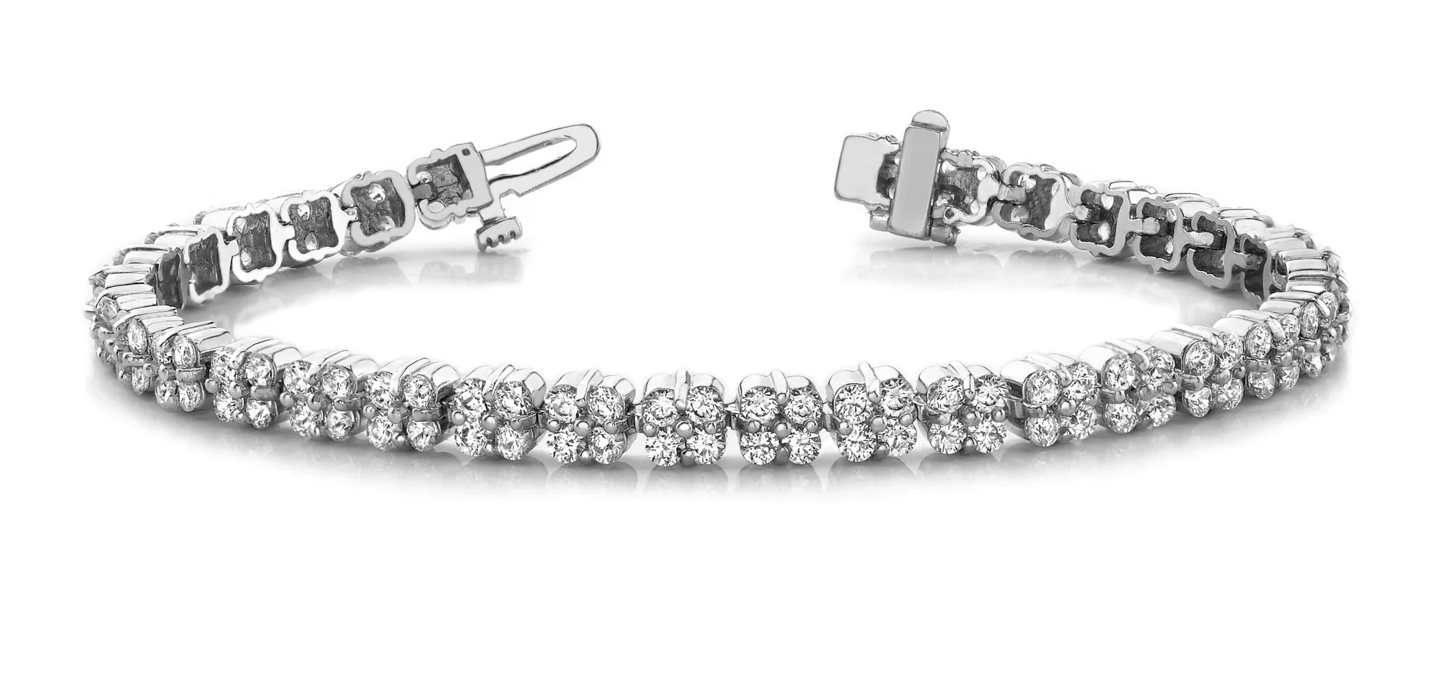 Diamond Squares Bracelet Lab-Grown Diamond with 5.94 ct.(finished) 2.25mm - Image 3