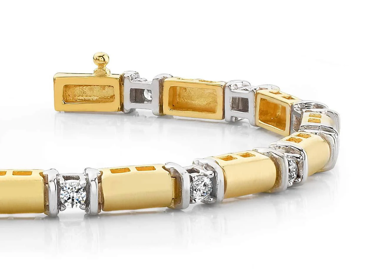 Diamond Train Diamond Bracelet with 1.92 ct.(finished) 3.5mm - Image 2
