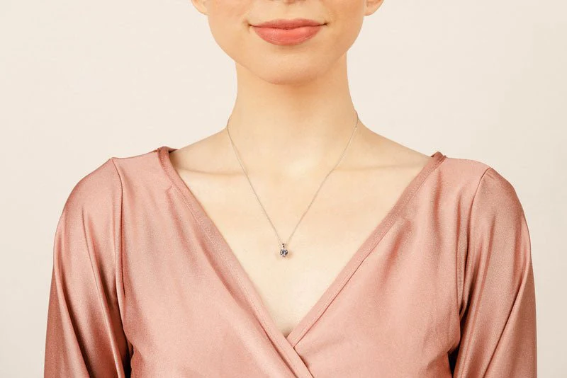 Enchanted Tulip Diamond Pendant with 0.25 ct.(finished) 4mm - Image 4