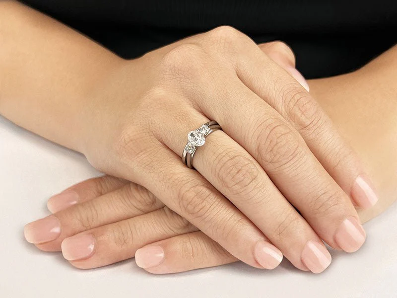 Enduring Love Lab-Grown Diamond Bridal Set with 1.32 ct. (1.00 ct. center diamond) - Image 3