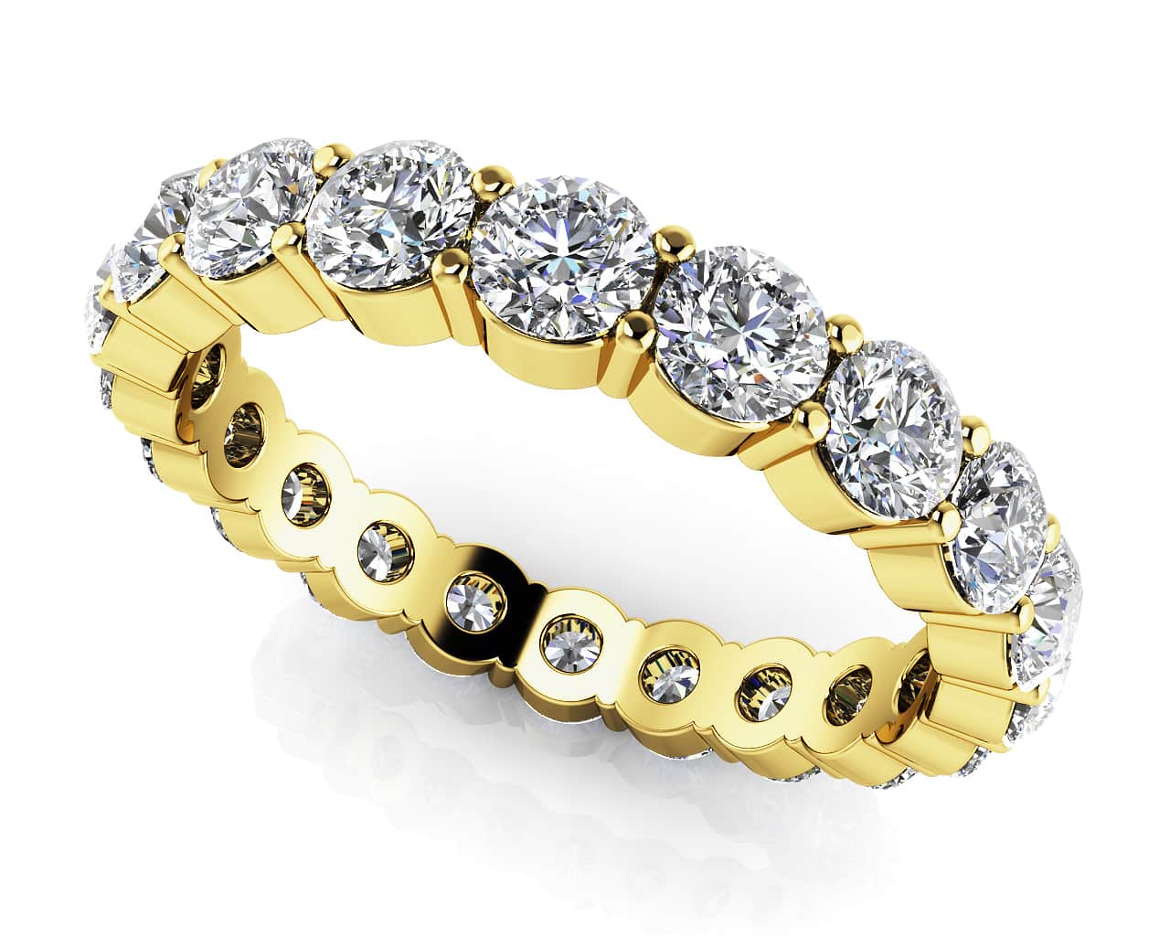 Eternally Yours Diamond Eternity Band Lab-Grown Diamond  with 0.75 ct.(finished) 1.7mm - Image 2