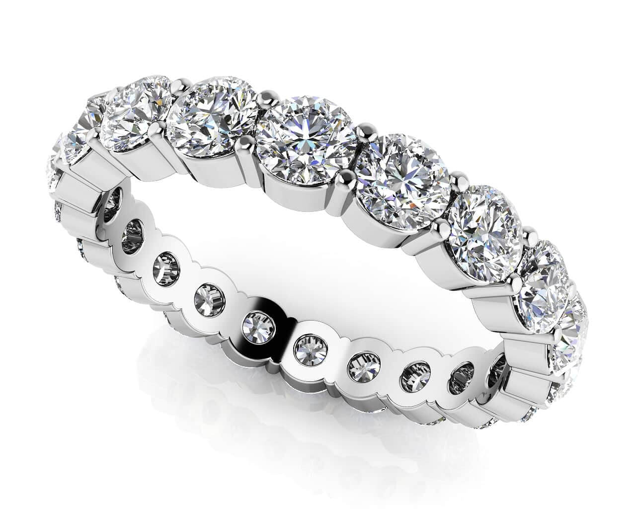 Eternally Yours Diamond Eternity Band Lab-Grown Diamond with 2.98 ct.(finished) 3.6mm