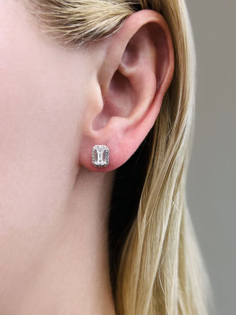 Finishing Touch Diamond Emerald Cut Halo Earrings Lab-Grown Diamond with 1.60 ct. (2X0.70 ct. center diamonds) - Image 3
