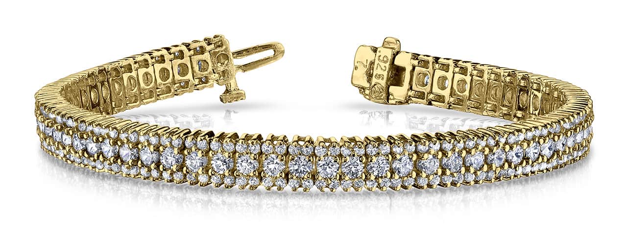 Flashy Prong Set Lab-Grown Diamond Bracelet with 8.91 ct.(finished) 1.5mm, 3mm - Image 6