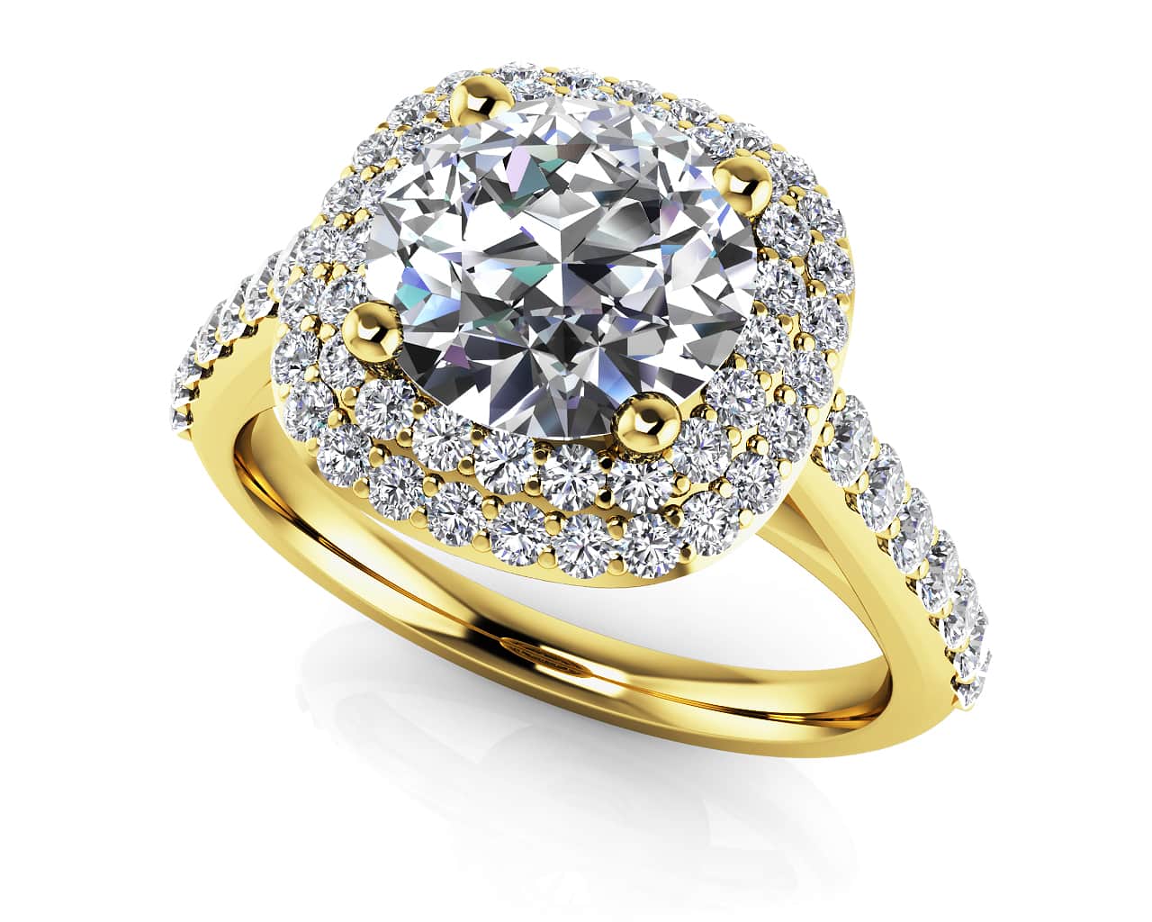Forever Yours Lab-Grown Diamond Engagement Ring with 2.12 ct. (1.50 ct. center diamond) - Image 2