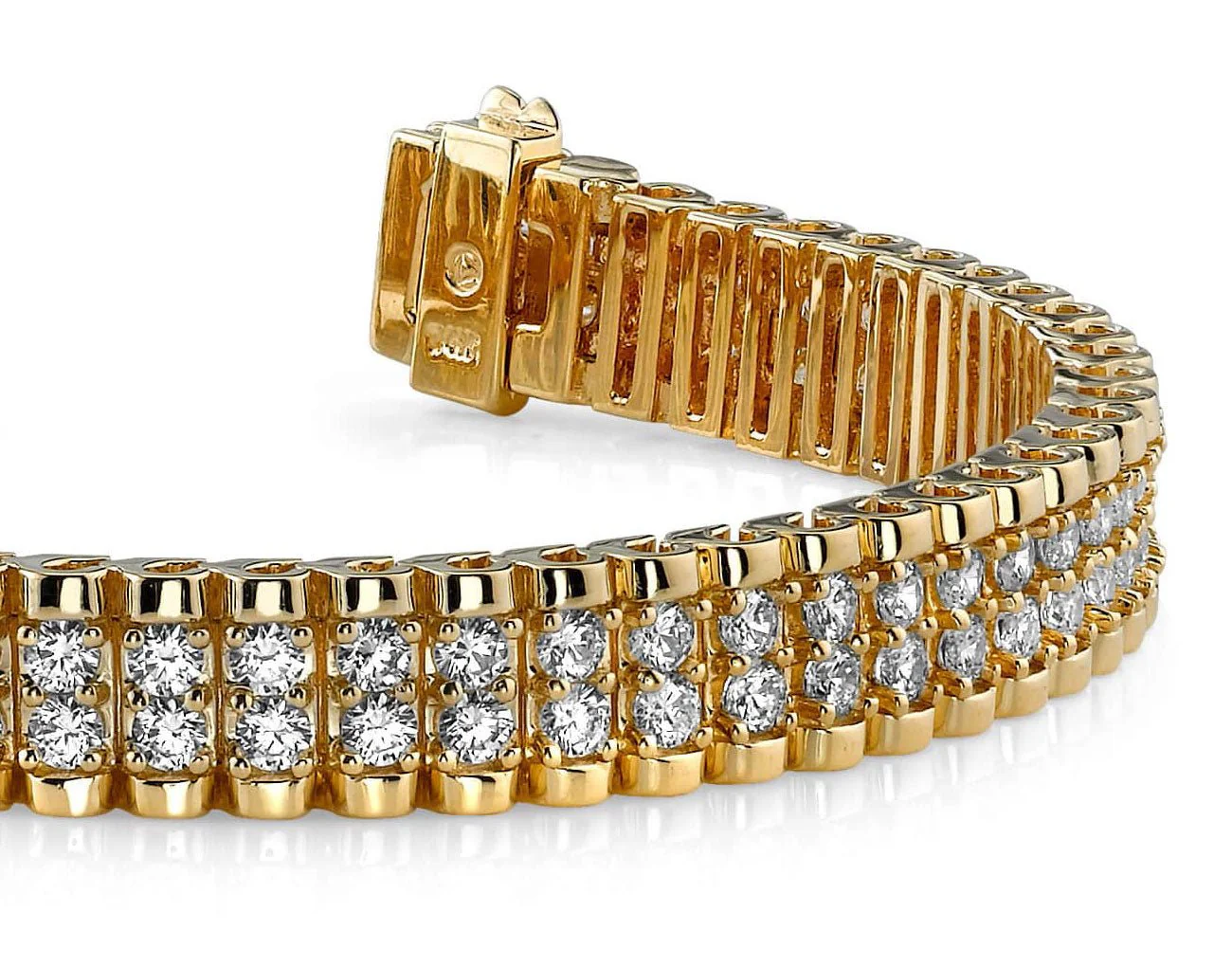 Grand Double Lab-Grown Diamond Bracelet with 3.04 ct.(finished) 1.75mm - Image 2