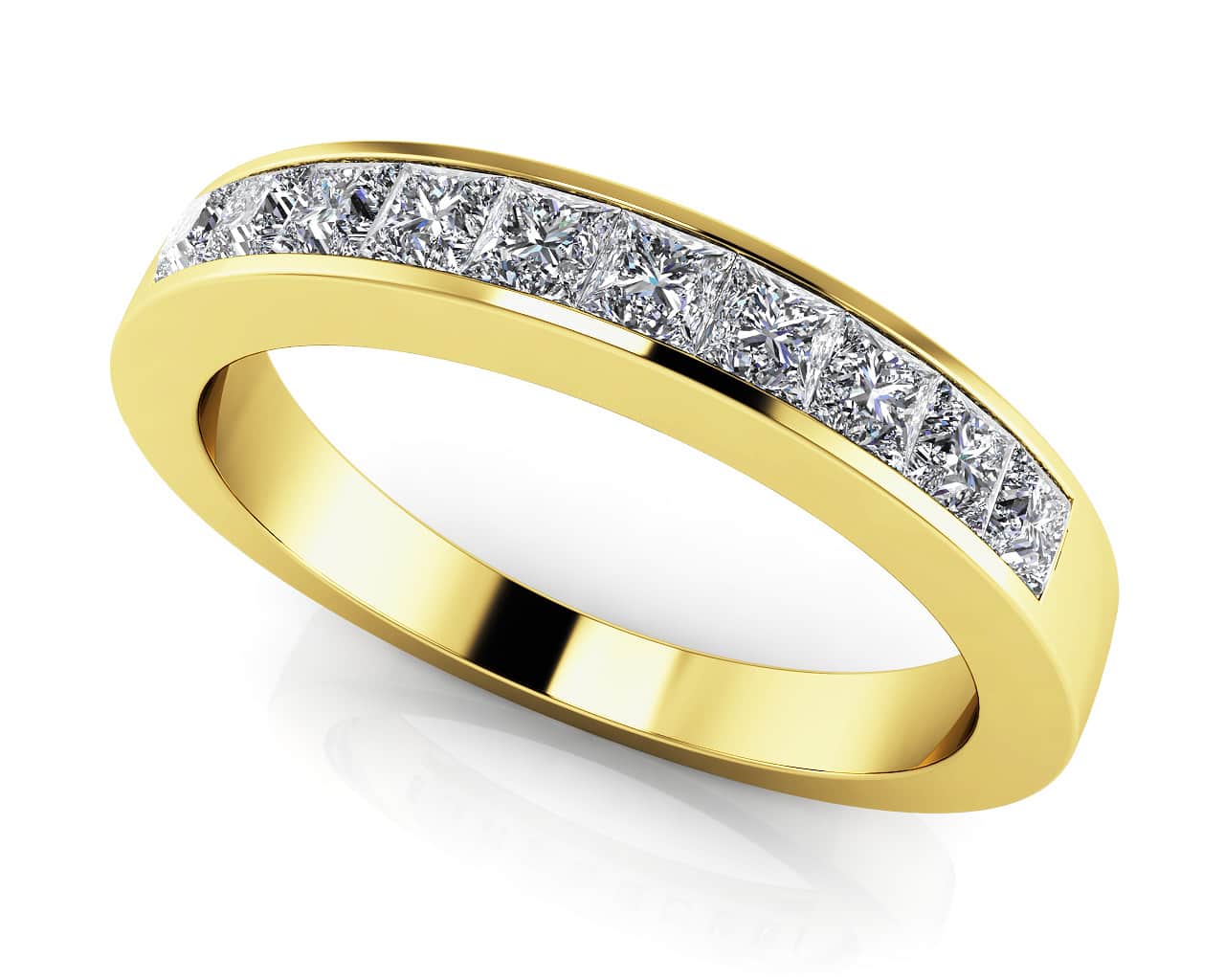 It Is A Ten ab-Grown Diamond  Band with 1.55 ct.(finished) 3mm - Image 2