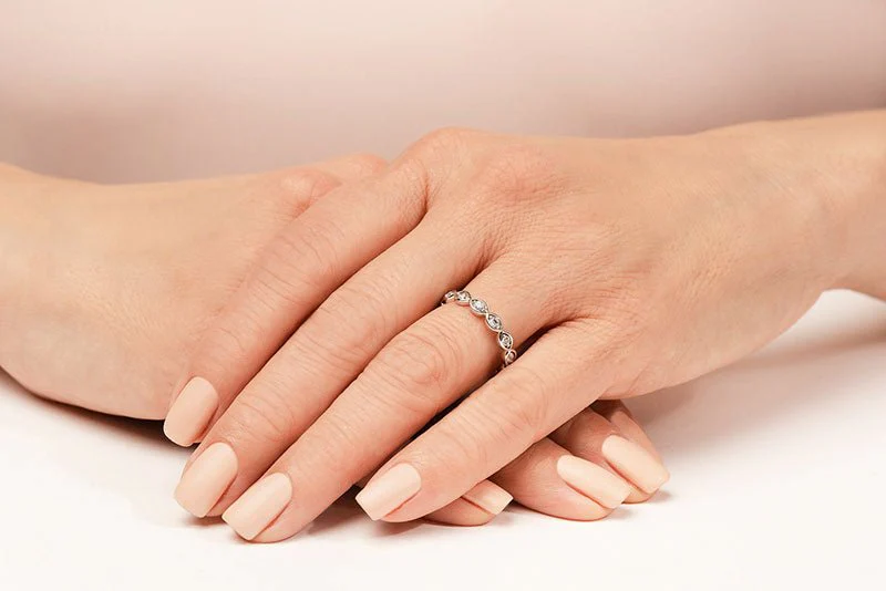 Joie Eternity Diamond Ring with 0.43 ct.(finished) 2mm - Image 3