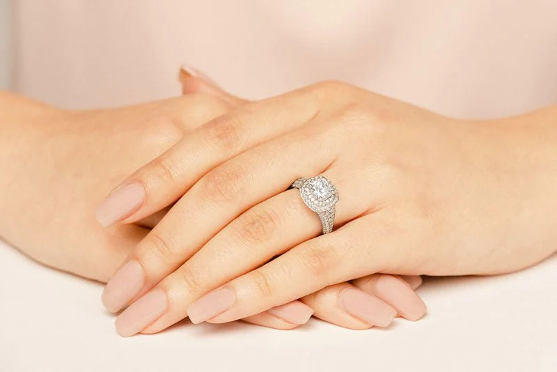 Lasting Legacy Cushion Cut Stone Shape Lab-Grown Diamond Engagement Ring with 1.42 ct. (0.50 ct. center diamond) - Image 4