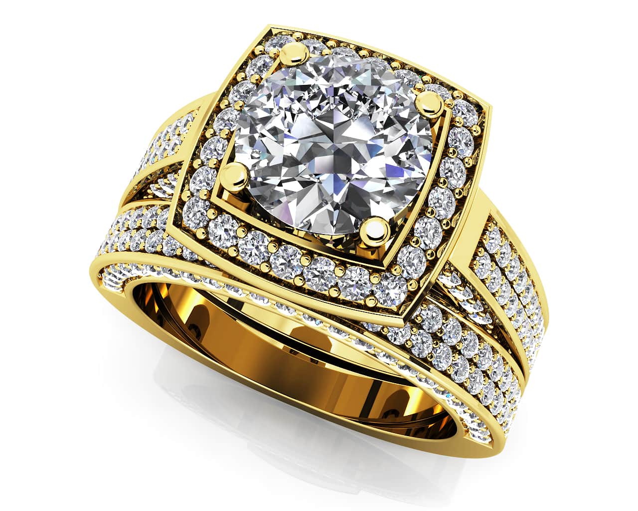 Legacy Diamond Bridal Set Diamond  with 2.24 ct. (1.00 ct. center diamond) - Image 2