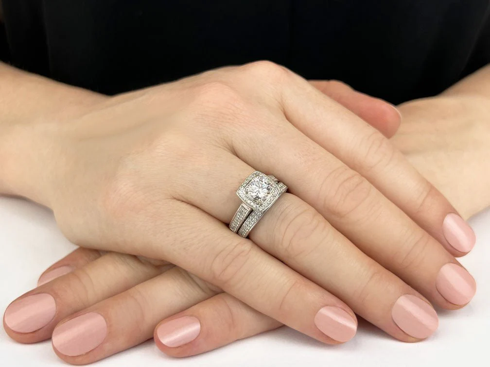 Legacy Lab-Grown Diamond Bridal Set with 2.47 ct. (1.25 ct. center diamond) - Image 3