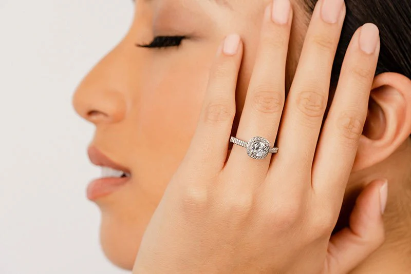 Limitless Love Cushion Cut Diamond Engagement Ring with 2.02 ct. (1.50 ct. center diamond) - Image 4
