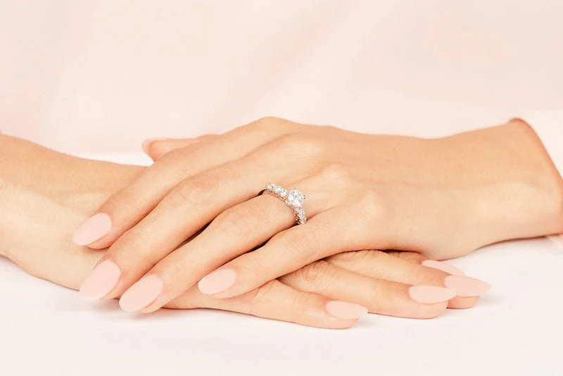 Lucky Number 7 Diamond Engagement Ring with 1.13 ct. (0.50 ct. center diamond) - Image 5