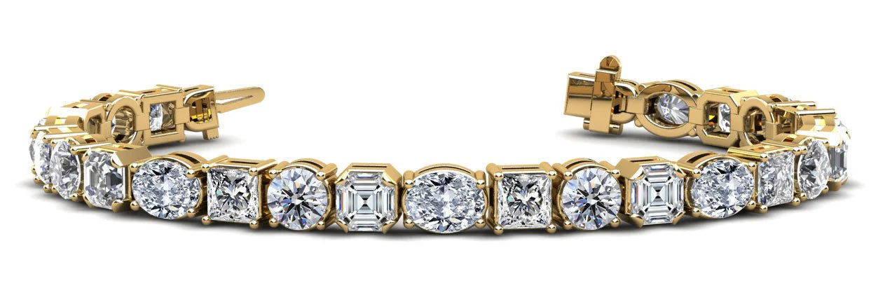 Mixed Shape Dreams Diamond Bracelet with 22.60 ct.(finished) - Image 2