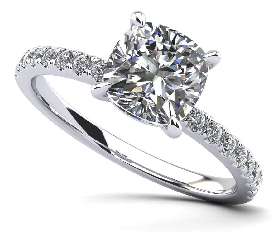 Passionate Solitaire Lab-Grown Diamond Engagement Ring with 1.27 ct. (1.00 ct. center diamond)