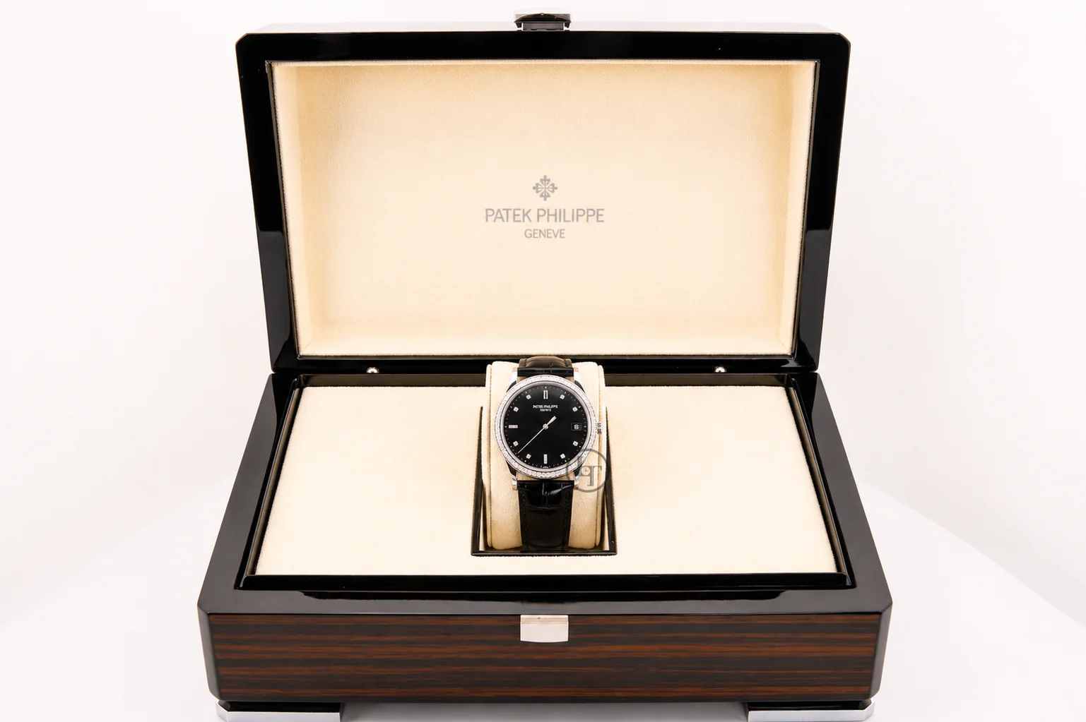 Patek Philippe 38mm Calatrava Watch Black Dial 5297G - Image 4