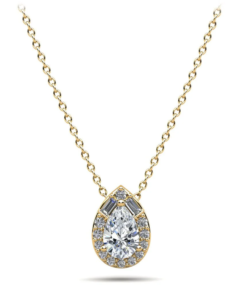 Pear Shape Diamond Dreams Necklace Diamond with 0.31 ct.(finished) - Image 2