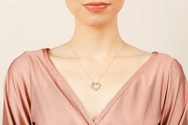 Perfect Diamond Heart Lab-Grown Diamond Pendant with 0.78 ct.(finished) 1.9mm - Image 4